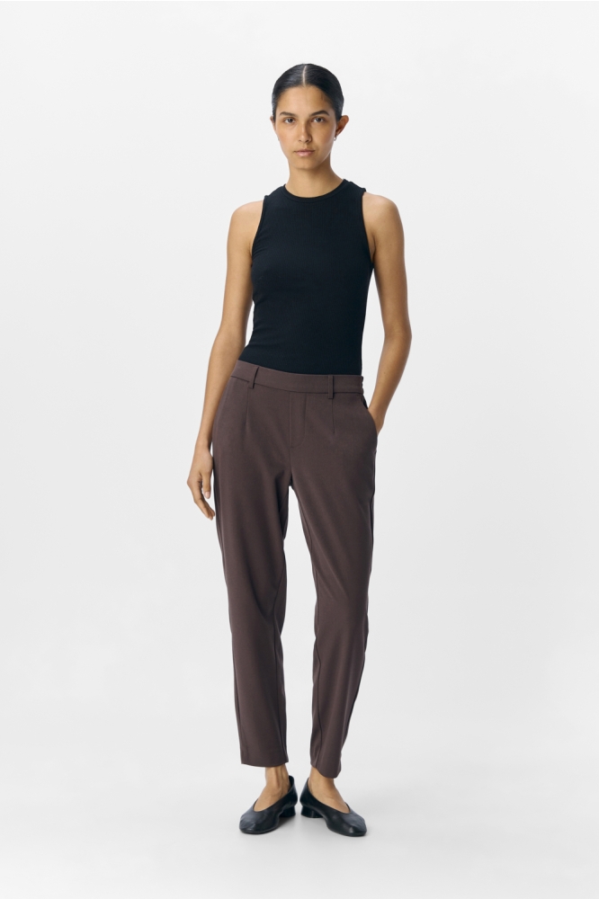 OBJLISA SLIM PANT NOOS 23029728 SEAL BROWN